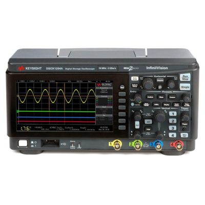 Keysight DSOX1204A/DSOX1200A-100: 4-Channel Digital Oscilloscope with 100 MHz Bandwidth, 2 Mpts Memory, and 2 GS/s Sample Rate