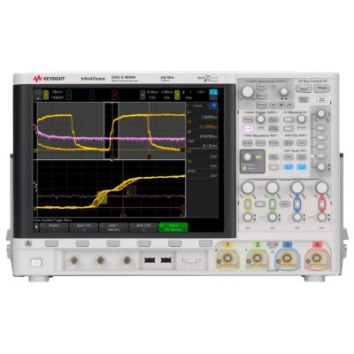 Keysight DSOX4034A: 4-Channel Digital Oscilloscope with 350 MHz Bandwidth, 4 Mpts Memory, 5 GS/s Sample Rate, and 12-bit Resolution