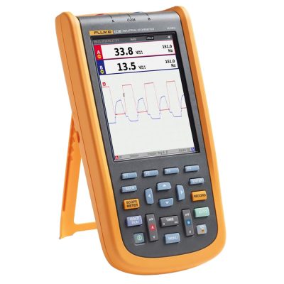 Fluke 123B/INT Industrial ScopeMeter: 20 MHz, 2 CH, TRMS, Universal Int