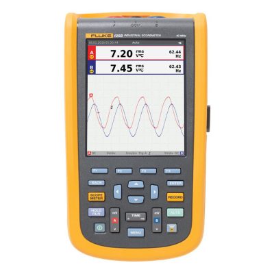 Fluke 124B/NA/S Industrial ScopeMeter: Dual-Input Oscilloscope with Enhanced Portability