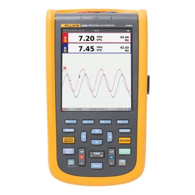 Fluke 124B/NA Industrial ScopeMeter Oscilloscope: 2 CH, 40 MHz, 4 GS/s, USA