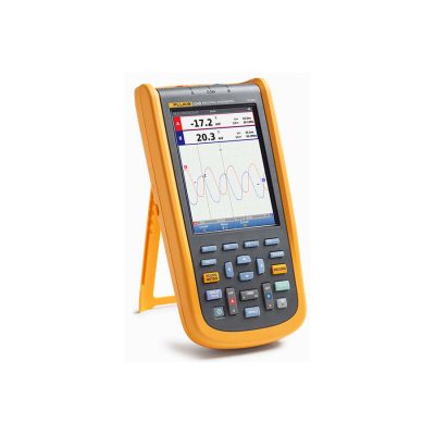 Fluke 124B/INT Industrial ScopeMeter: 2-Channel, 40 MHz, TRMS, Universal Interface