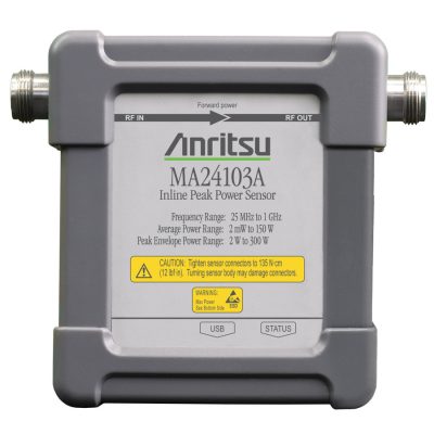 Anritsu MA24103A Inline Power Sensor: Precision Power Measurement from 25 MHz to 1 GHz